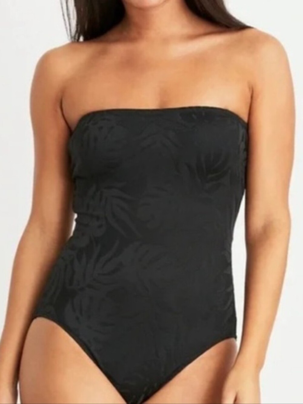NWT Hermoza Swim LEONOR ONE-PIECE SWIMSUIT BLACK Size 14